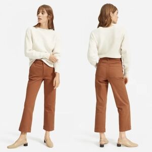 Everlane Women's Cropped Pants in Brown